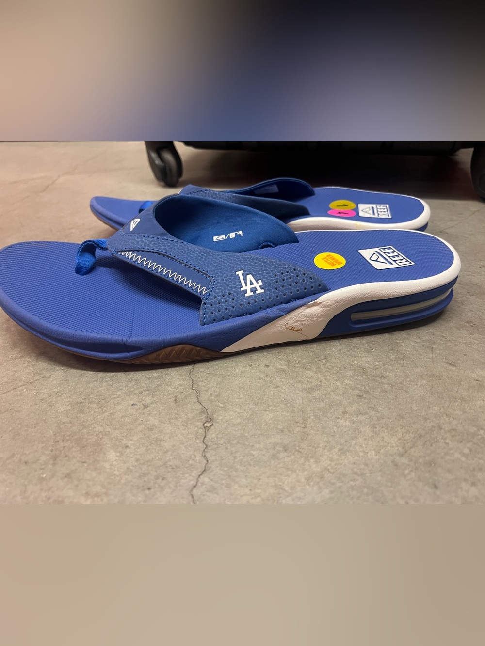 Reef LA Blue Men's Cushioned Flip Flop Sandals